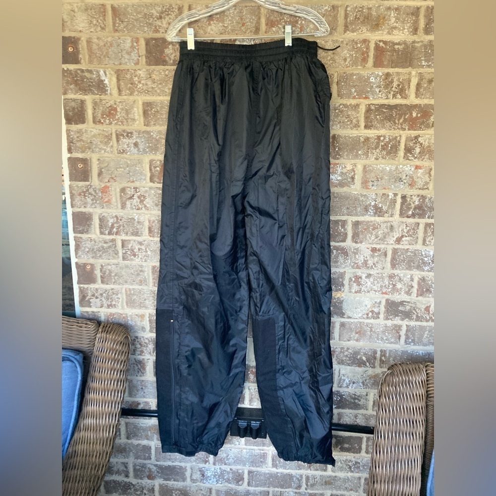 FirstGear Black Rain Pants Size Large